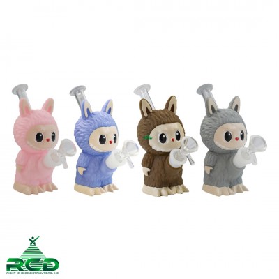 SILICONE WATER PIPE LABUBU WPS7016 1CT